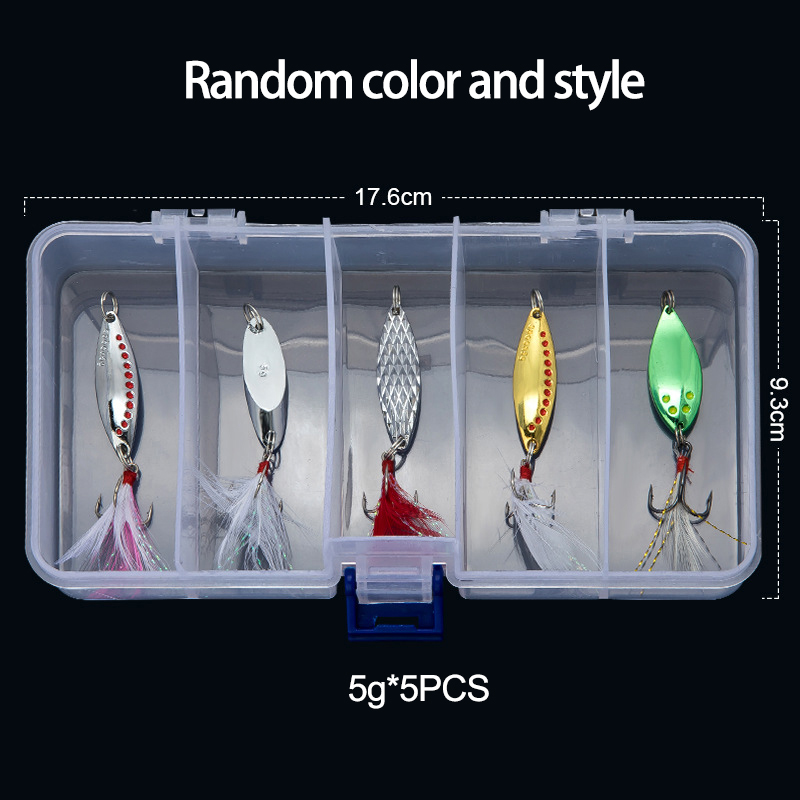 Fishing Lure Spinnerbait - Umpan pancing Spinner sendok logam, umpan
