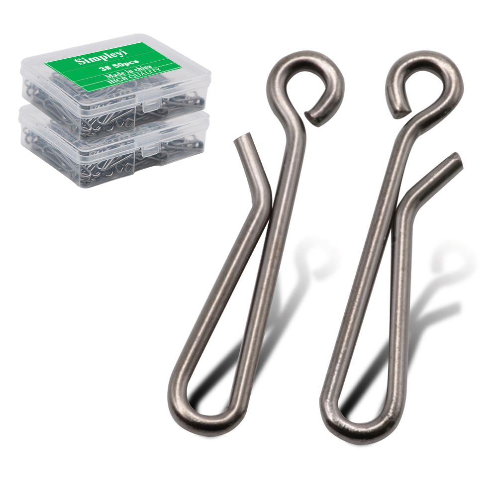 Fishing Lure Accessories - 50 Buah/Boks Bantalan Kunci Gulungan Pin