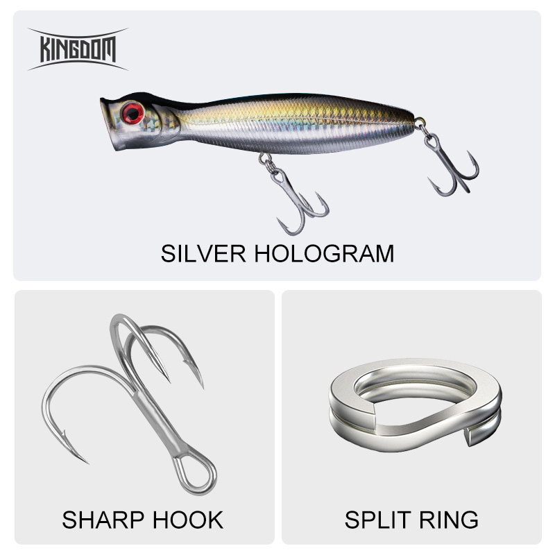 Kingdom Umpan Pancing Popper M - Fishing Lure Popper ulasan dan harga