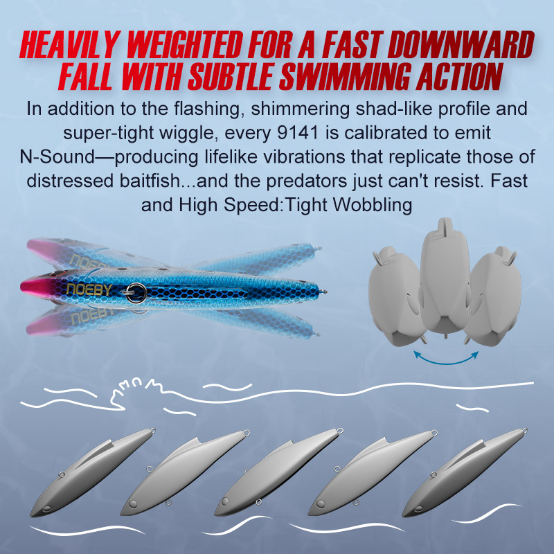 Noeby 3 Buah 90mm 33g Sinking  - Fishing Lure Crankbait ulasan dan harga
