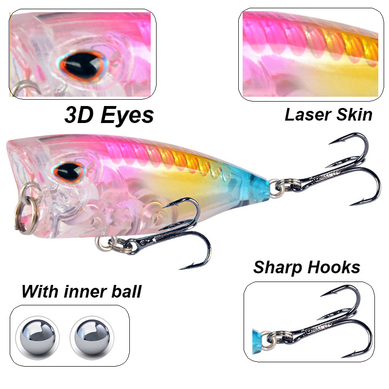 YUCONG umpan pancing Popper Mi - Fishing Lure Topwater ulasan dan harga